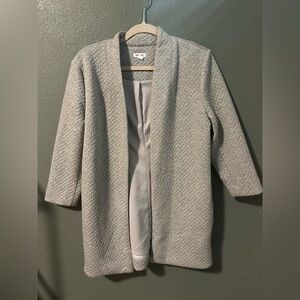 Wesport Grey Cardigan Blazer